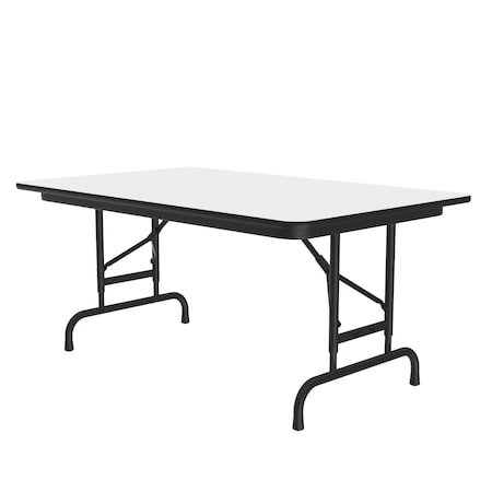 Correll CFA Adjustable HPL Folding Tables 30x48 White CFA3048PX-36